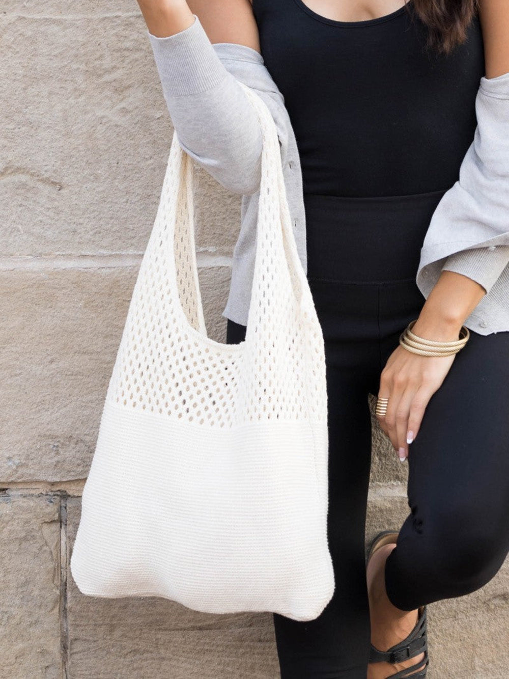 Soft Knit Hobo Bag-CALLISTARI