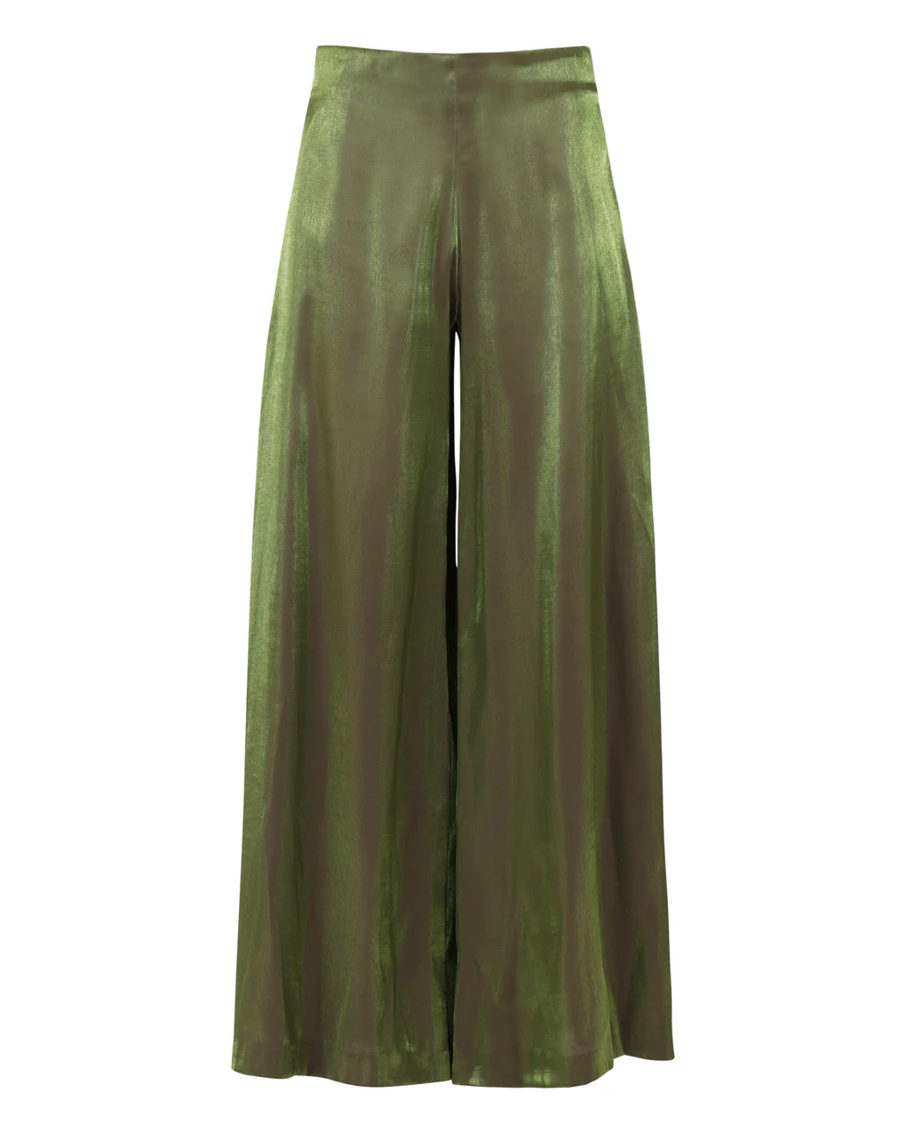Deep V Neck Shirt Wide Leg Pants Set