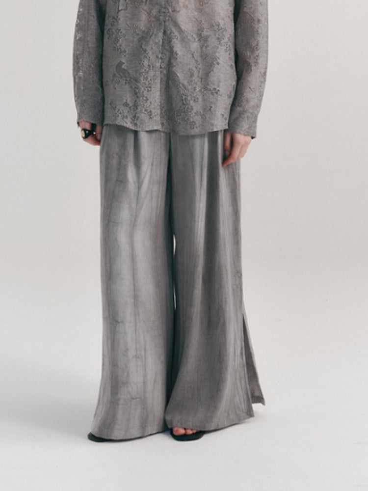 Casual High-Waisted Wide-Leg Pants-CALLISTARI