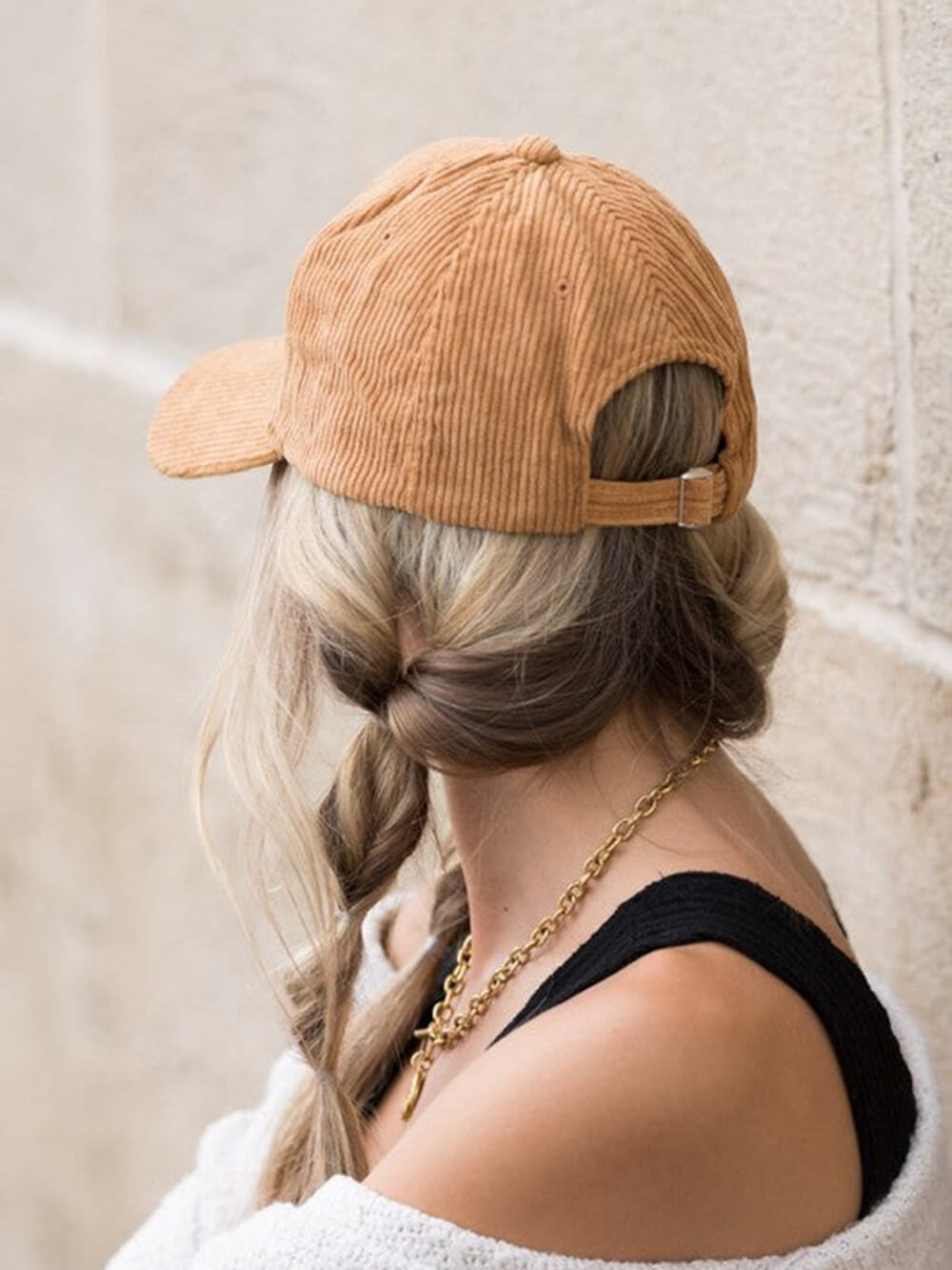 Corduroy Boyfriend Ball Cap-CALLISTARI