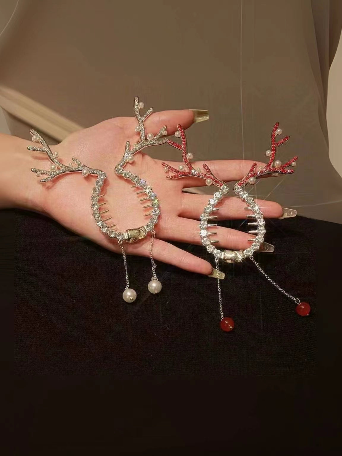 Chic Antler Tassel Hair Clip-CALLISTARI