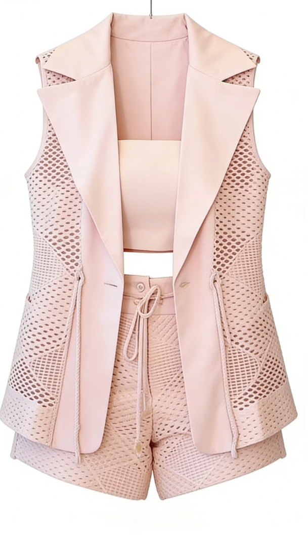 Pink blush three-piece set