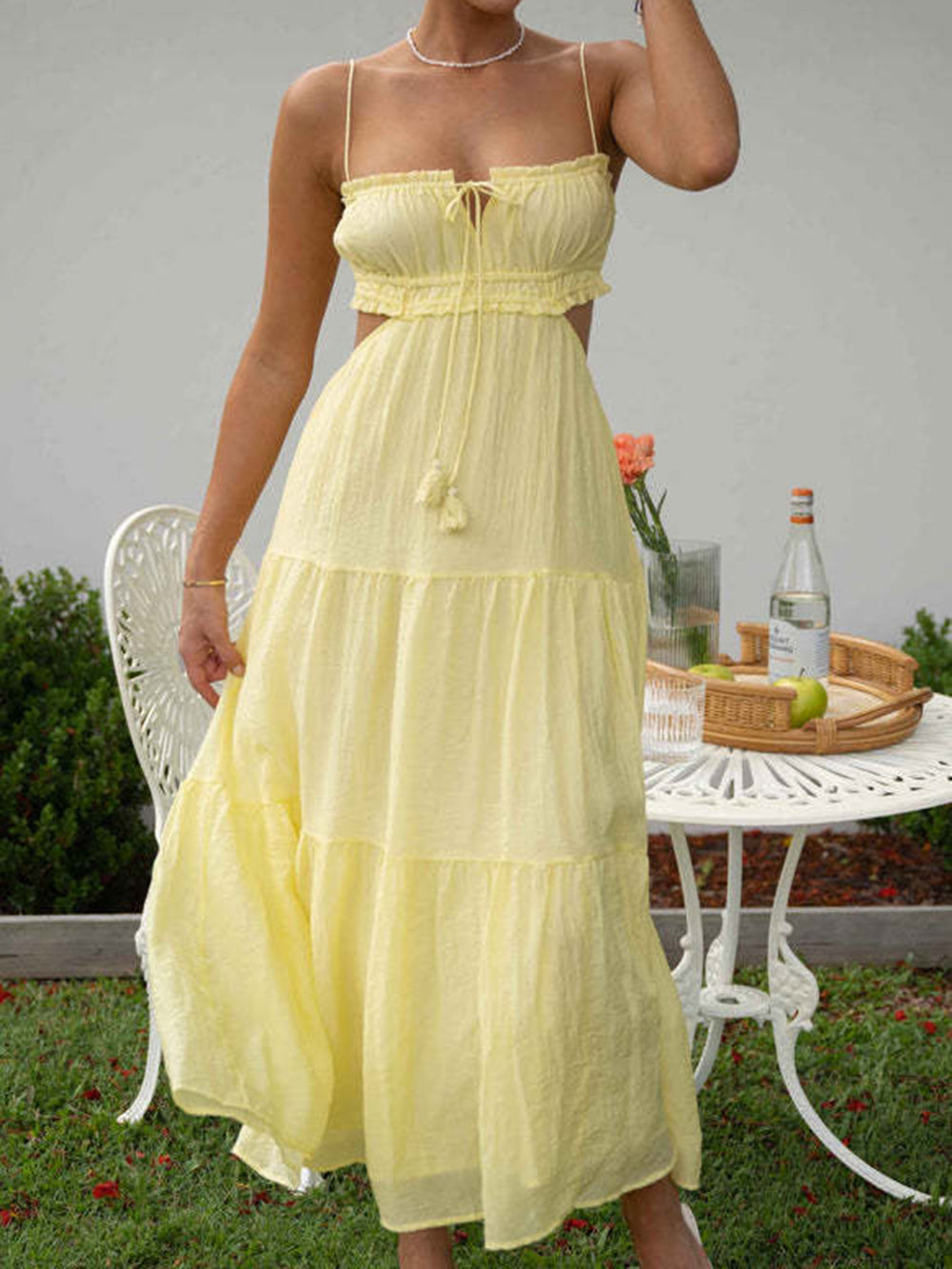 Magical Moments Maxi Dress Yellow-CALLISTARI