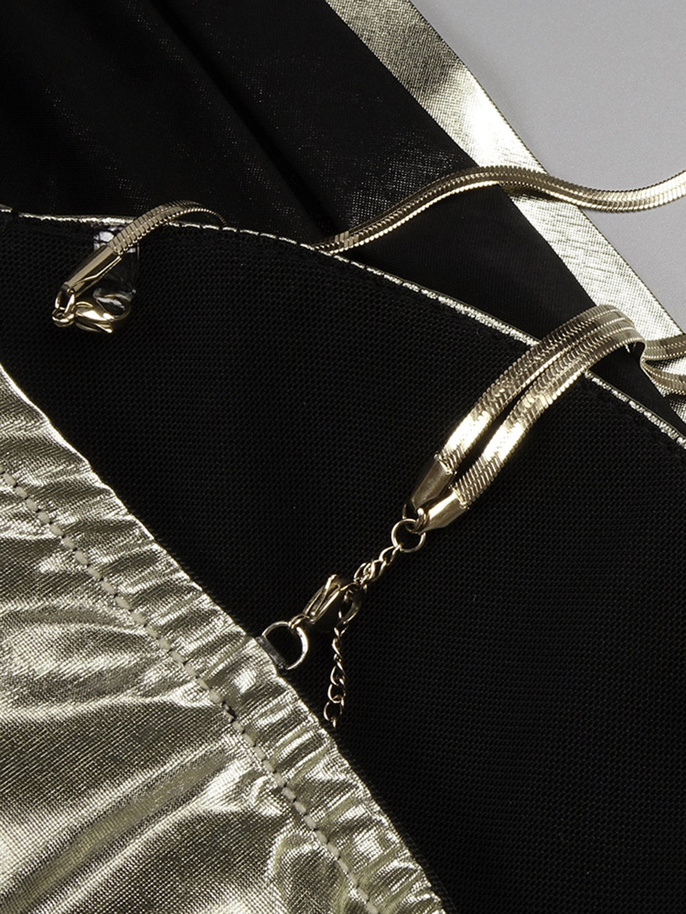 Pile Collar Strapless Backless Suspender Dress-CALLISTARI