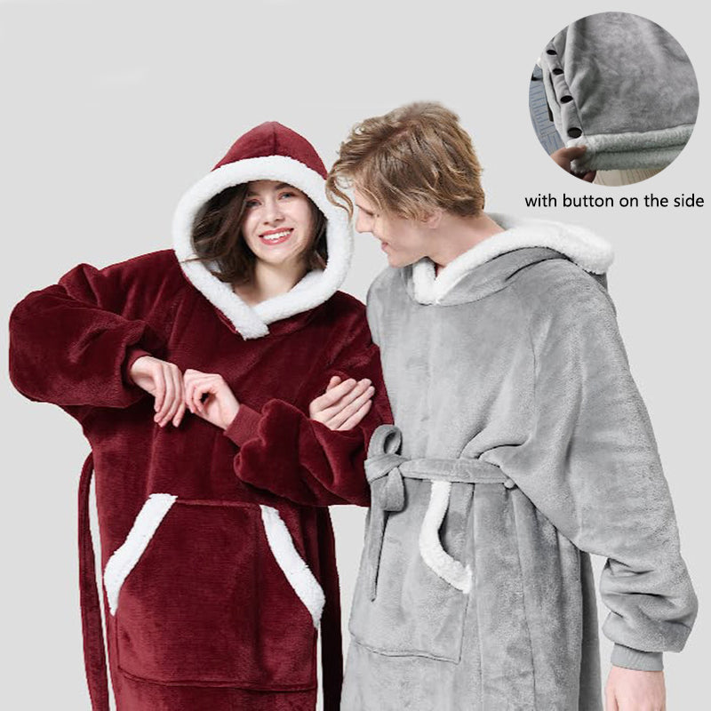 Oversized Winter Pullover Blanket Hoodie-CALLISTARI