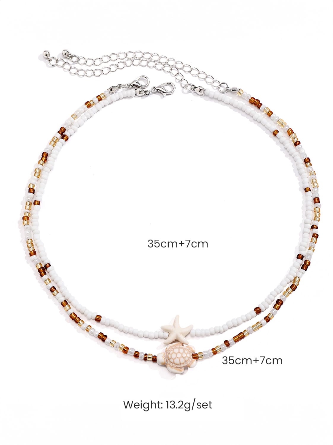 Beach Starfish Shell Necklace-CALLISTARI