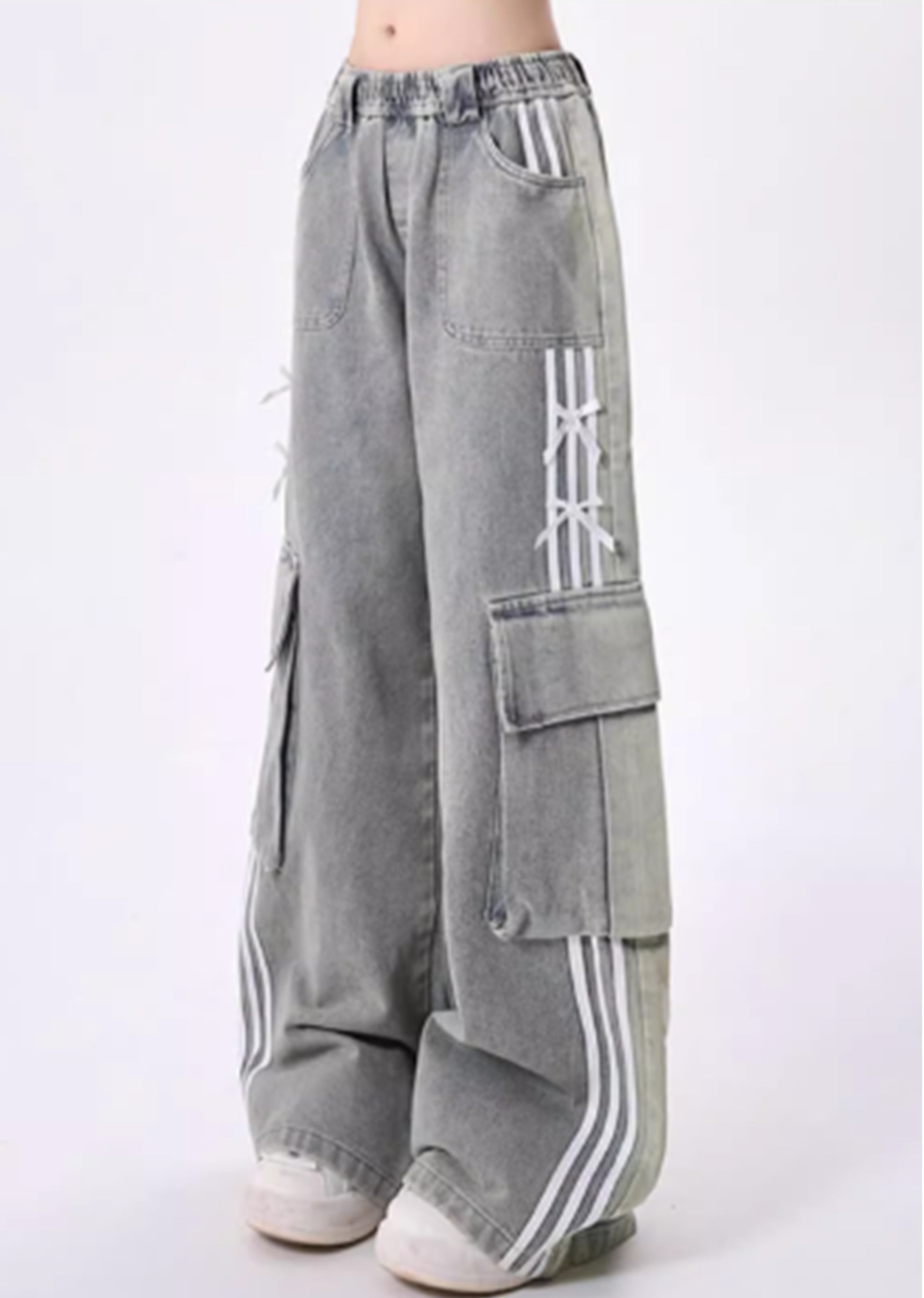 【Rayohopp】Waist frill gimmick line cargo sweat pants  RH0122-CALLISTARI