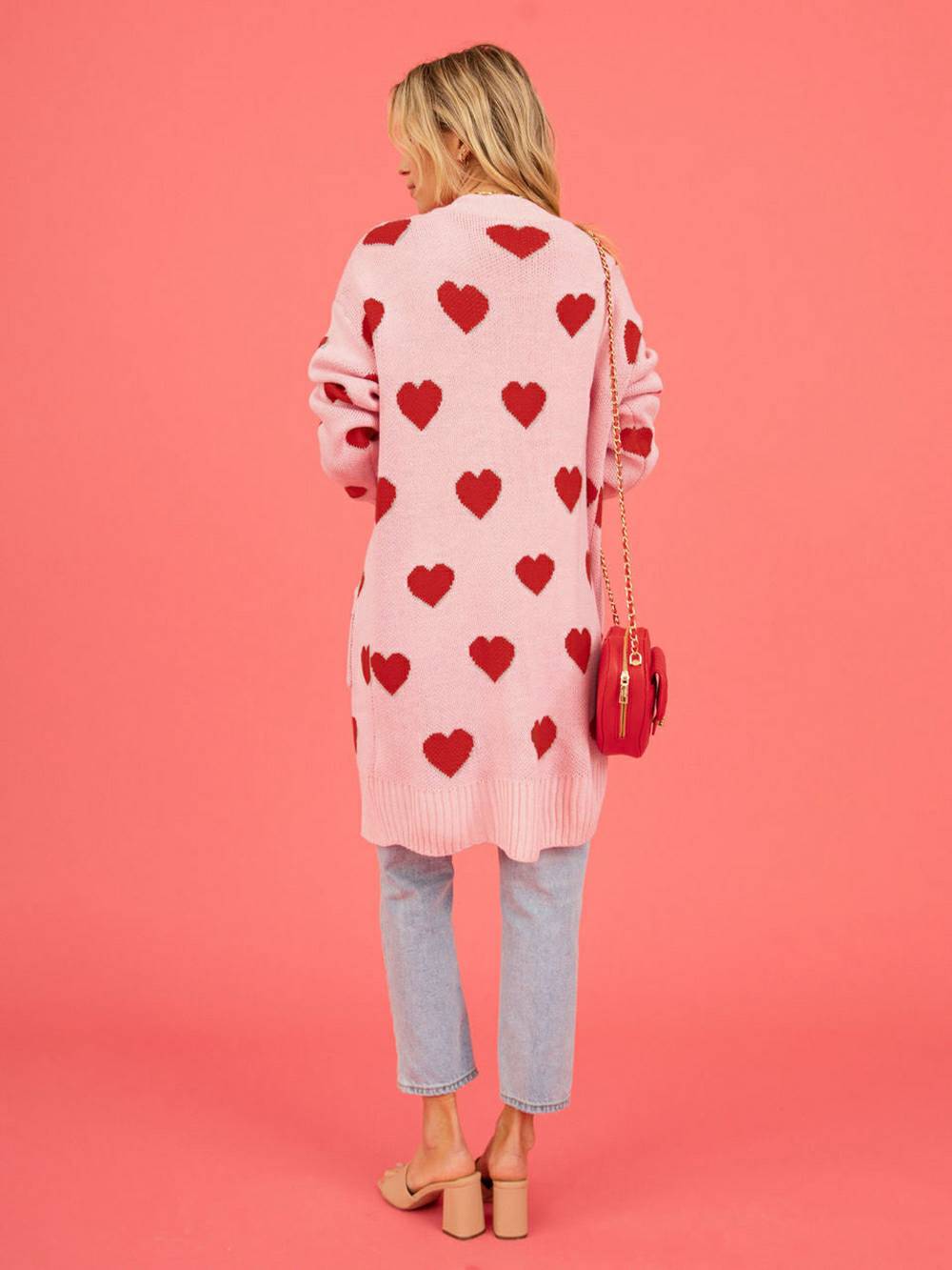 Heart Knit Cardigan-CALLISTARI