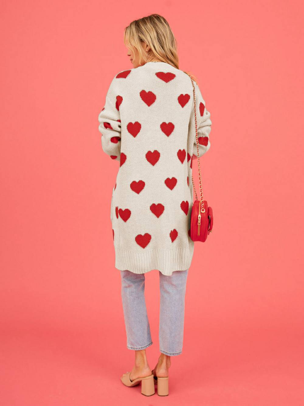 Heart Knit Cardigan-CALLISTARI