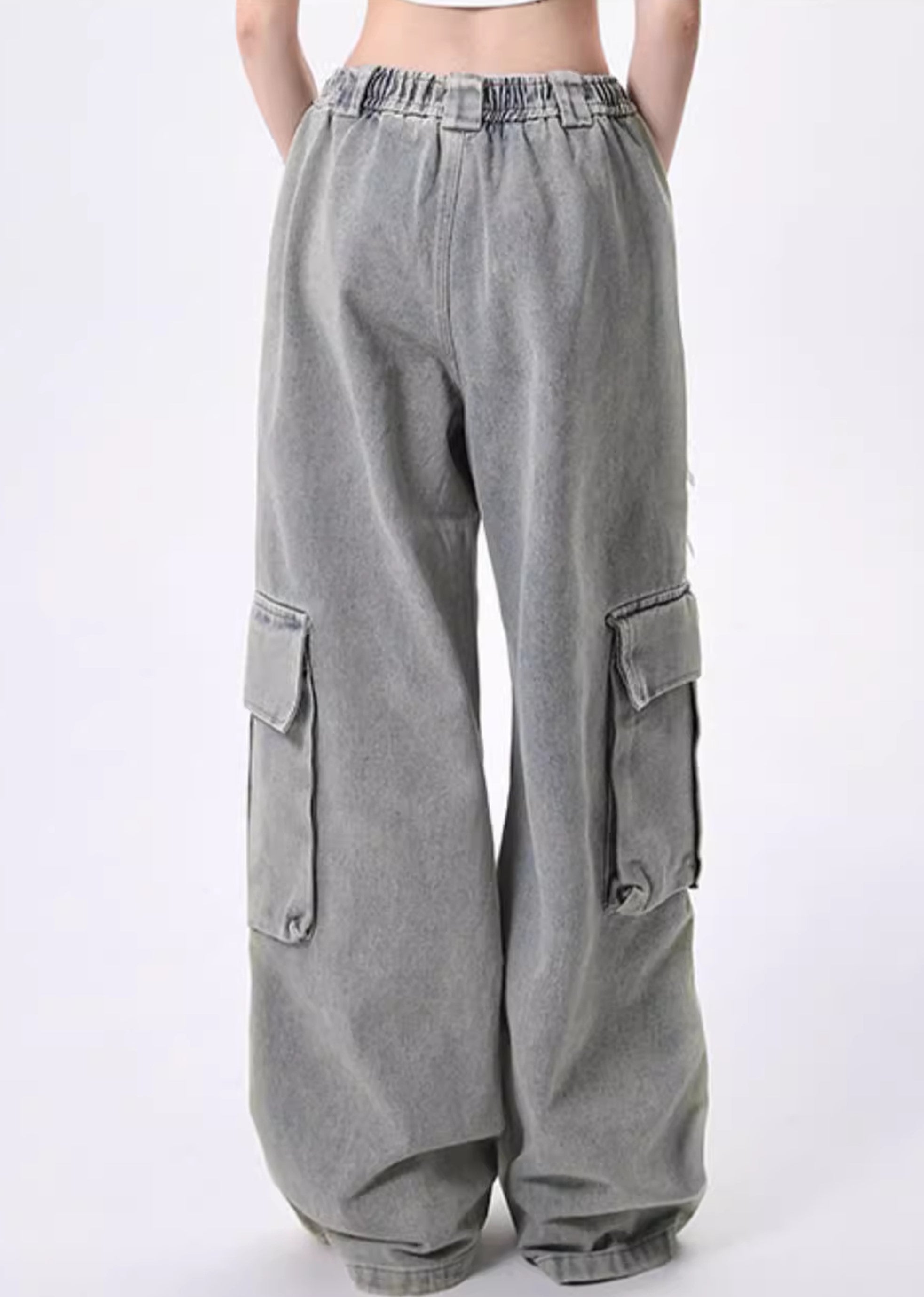 【Rayohopp】Waist frill gimmick line cargo sweat pants  RH0122-CALLISTARI