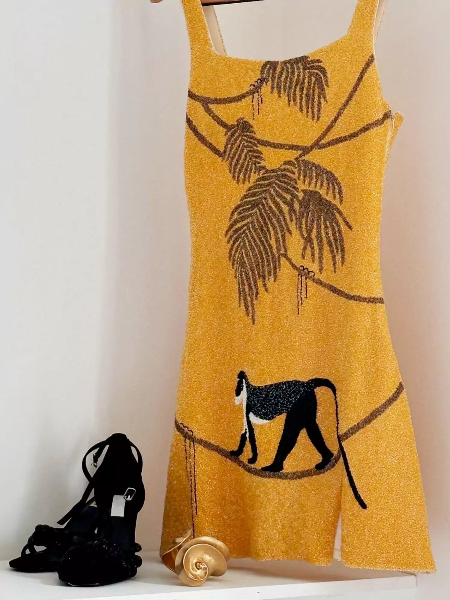 Callistari Sparkling Mini Slip Dress-CALLISTARI