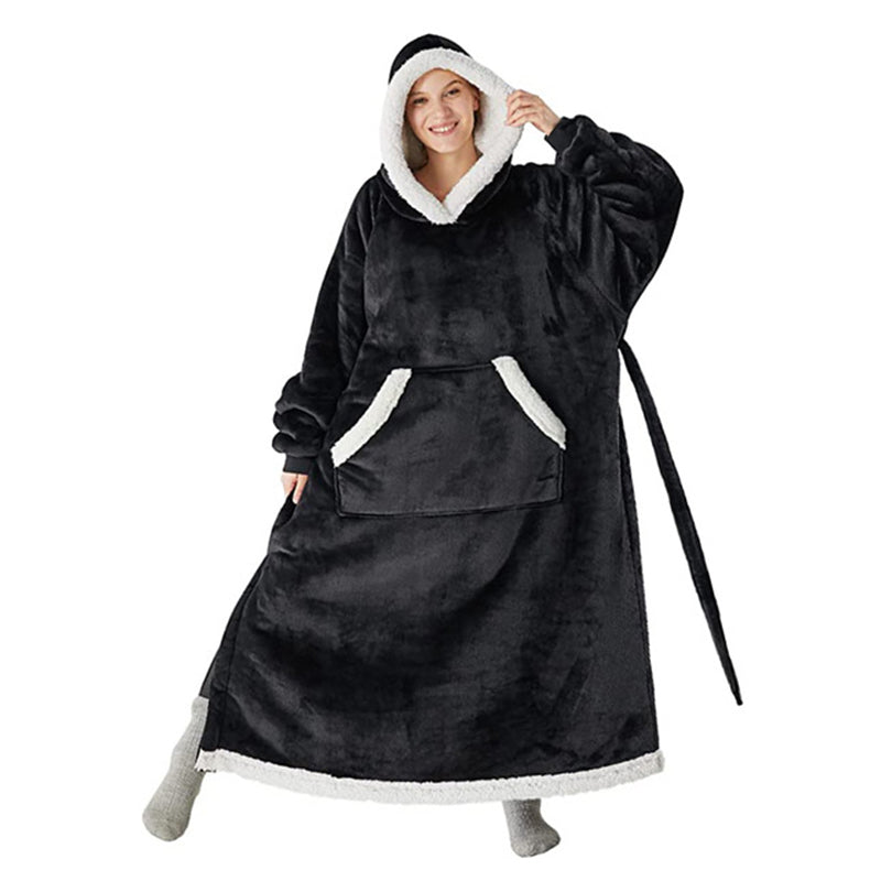 Oversized Winter Pullover Blanket Hoodie-CALLISTARI
