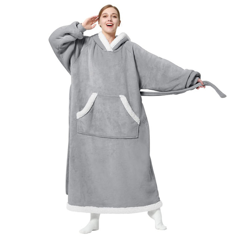 Oversized Winter Pullover Blanket Hoodie-CALLISTARI