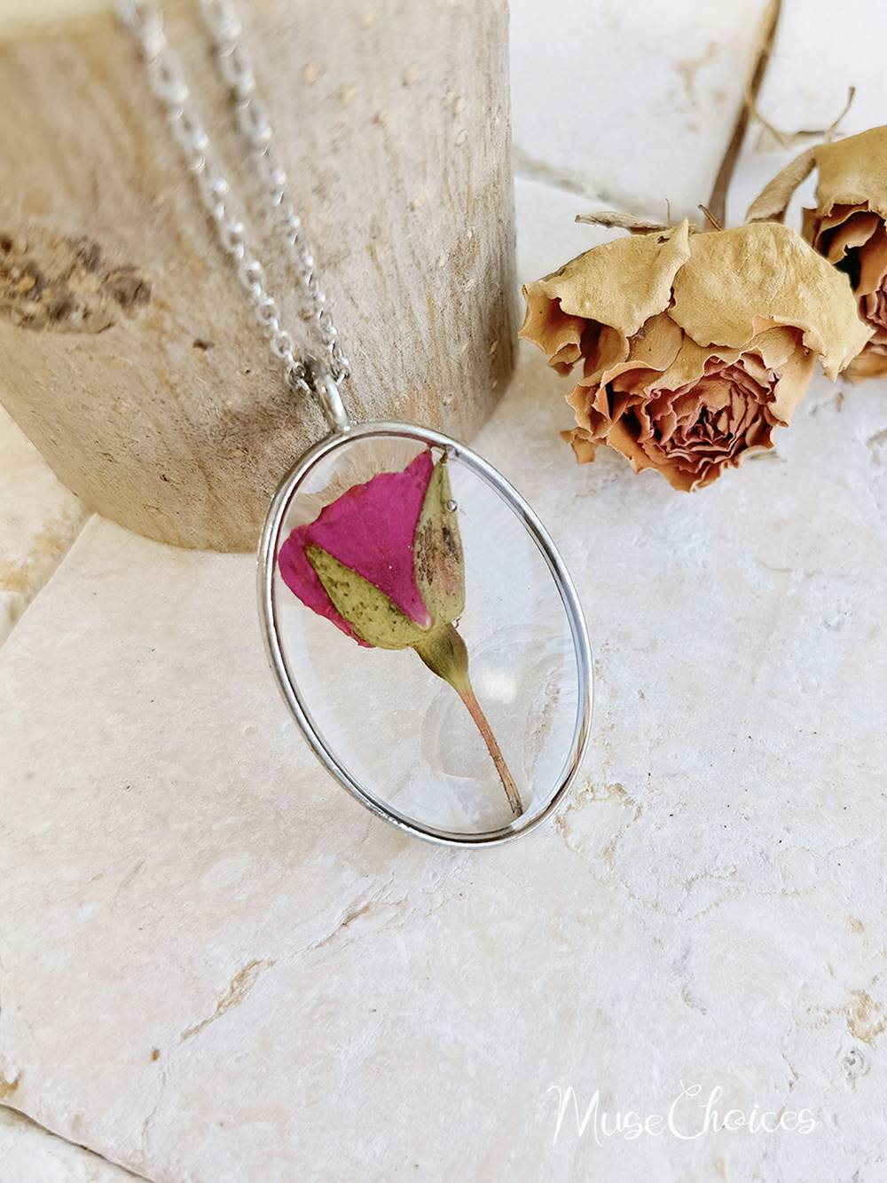 Resin Pressed Flower Necklaces - Colorful Mix Floral Set-CALLISTARI