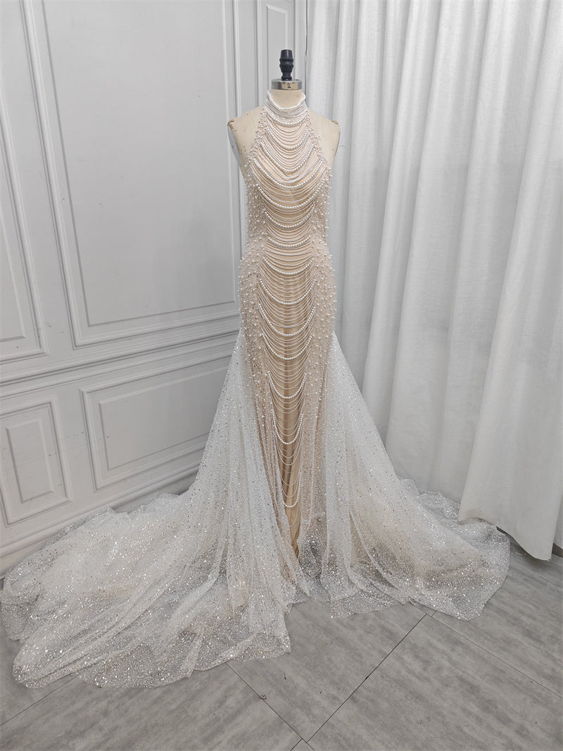 Fashionable High-waisted Fishtail Dress Ladies-CALLISTARI