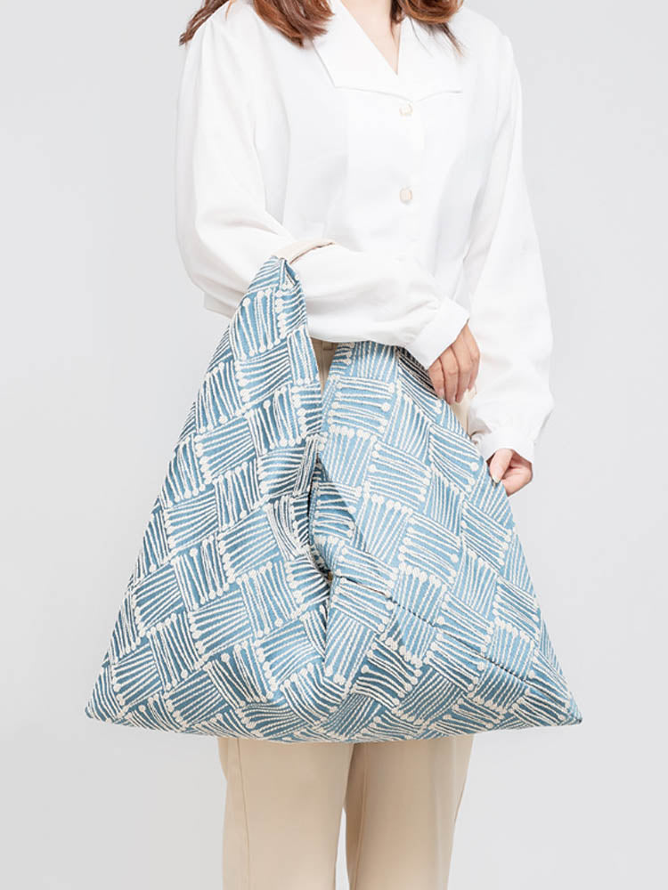 Canvas Triangle Bag - Printed-CALLISTARI