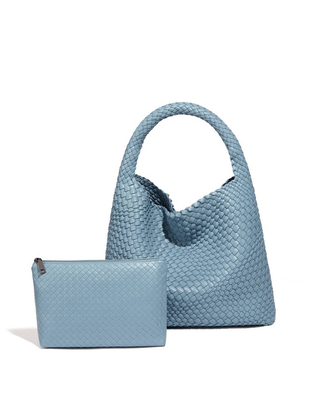 Recycled Vegan Intrecciato Shoulder Bag-CALLISTARI