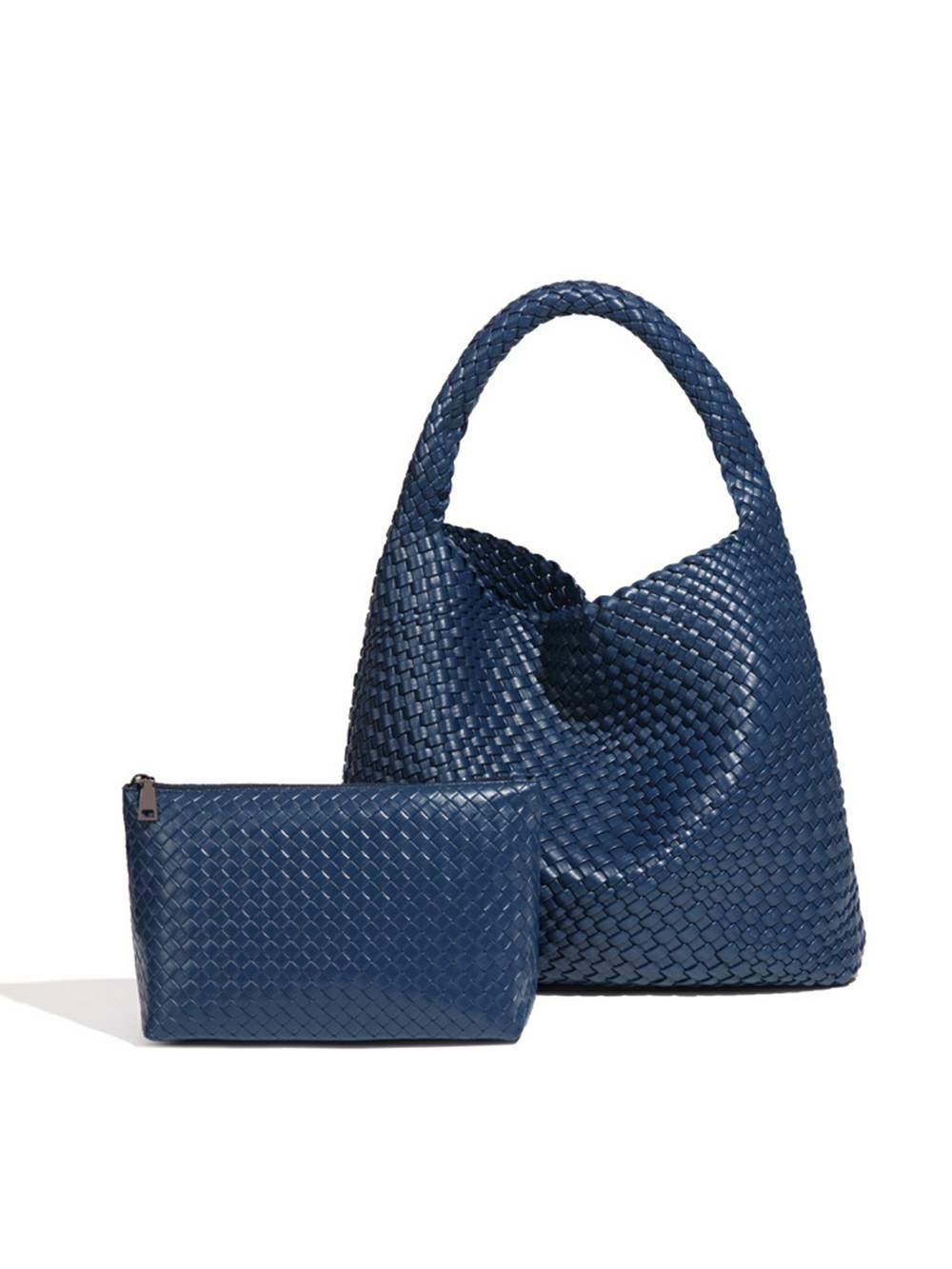 Recycled Vegan Intrecciato Shoulder Bag-CALLISTARI