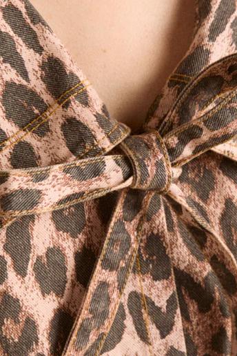 Leopard Print Mini Dress-aritzao