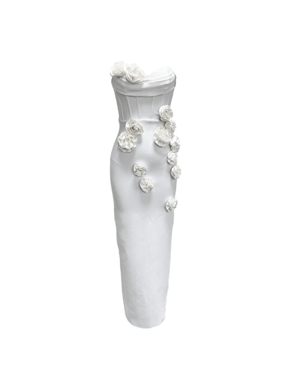 Arushi Strapless Flower Bandage Dress - Mew Mews