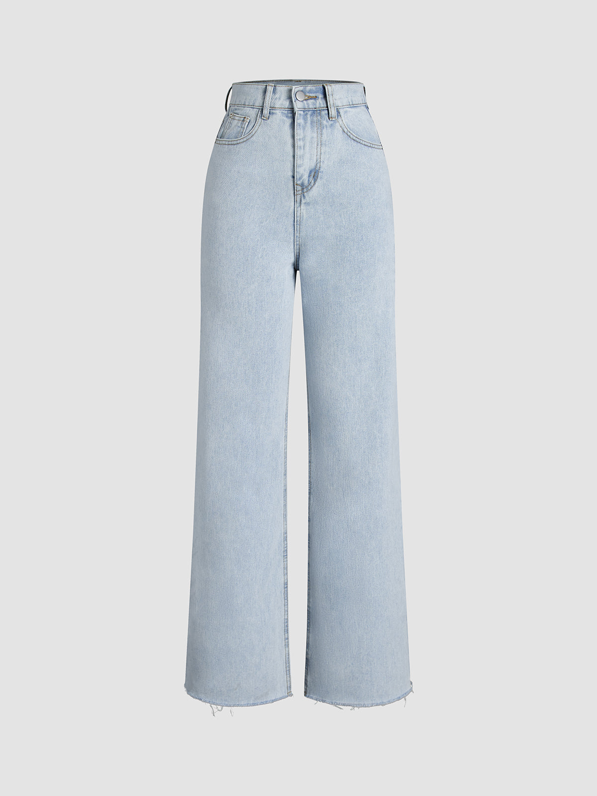 Denim Straight Leg Jeans-CALLISTARI