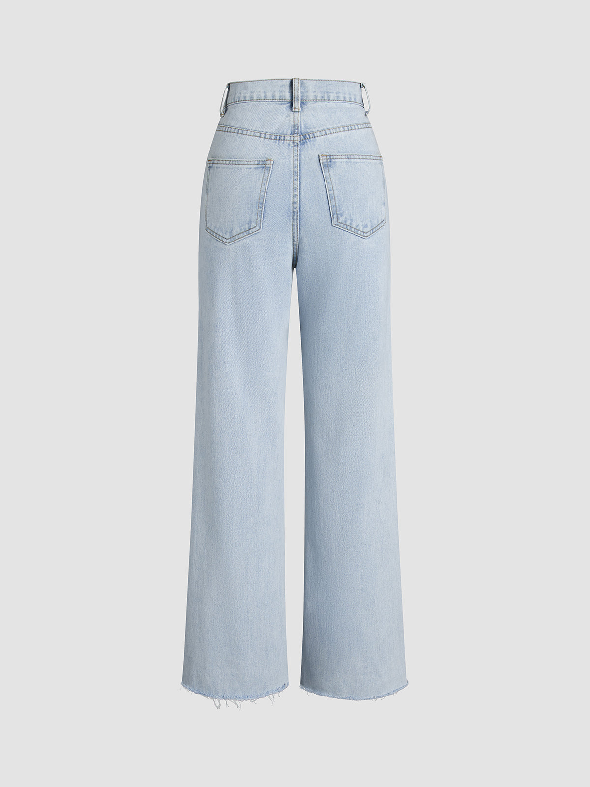 Denim Straight Leg Jeans-CALLISTARI