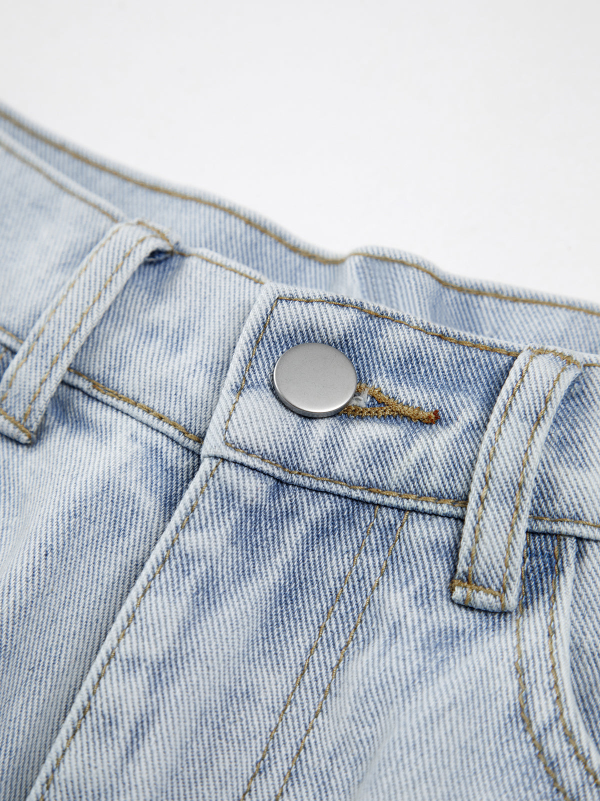 Denim Straight Leg Jeans-CALLISTARI