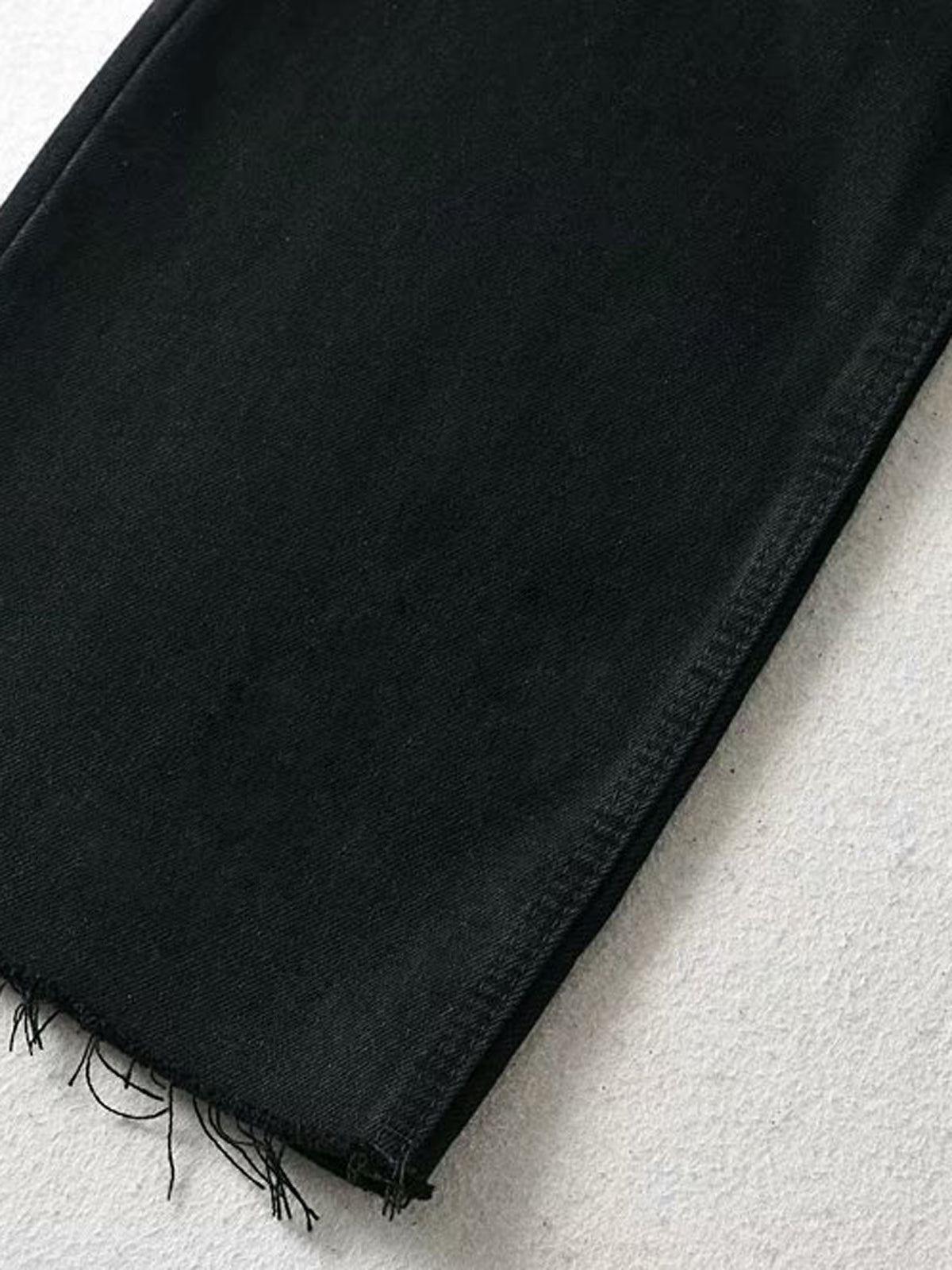 Denim Straight Leg Jeans-CALLISTARI