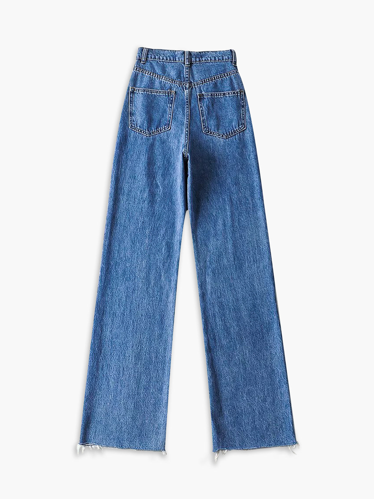 Denim Straight Leg Jeans-CALLISTARI