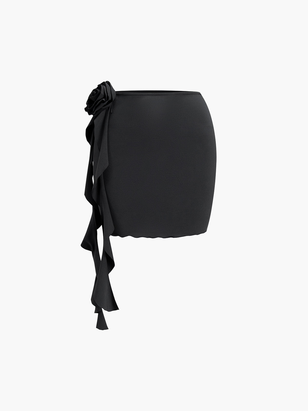 Rosette Ruffle Two Piece Skirt Set-CALLISTARI