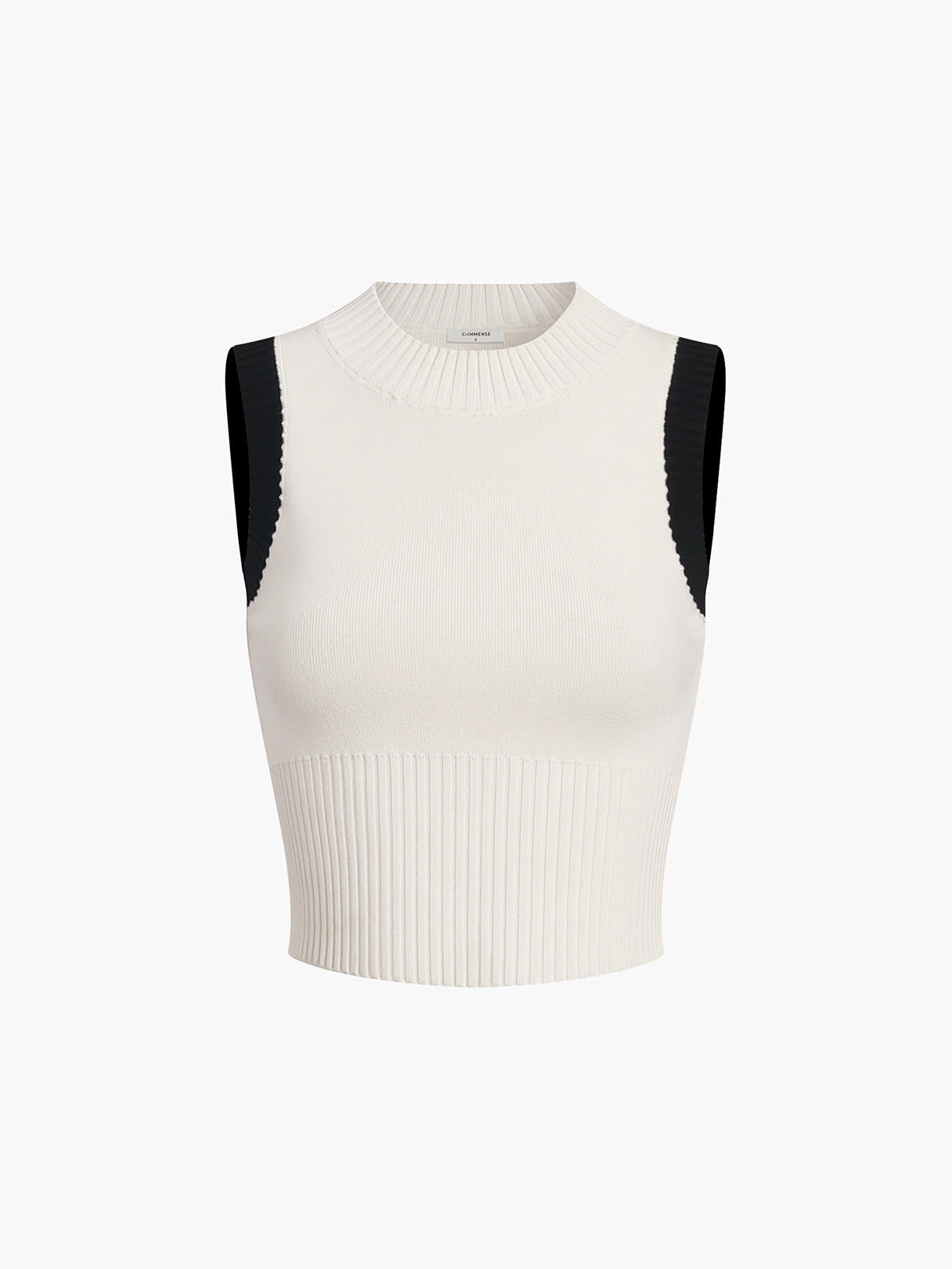 Contrast Trim Pleated Mini Sweater Skirt Set-CALLISTARI