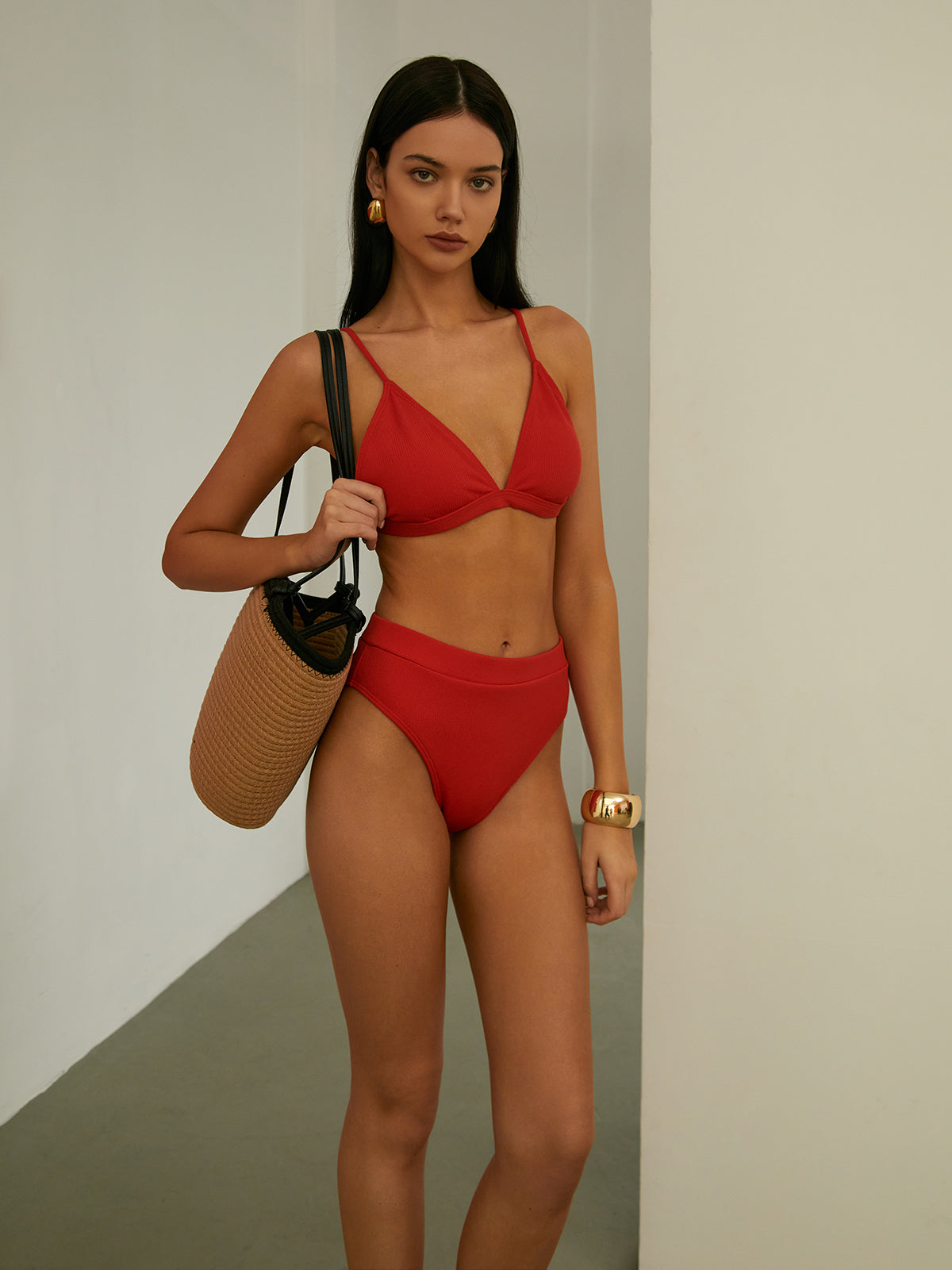 Summer Passion Ribbed Bikini Set-CALLISTARI
