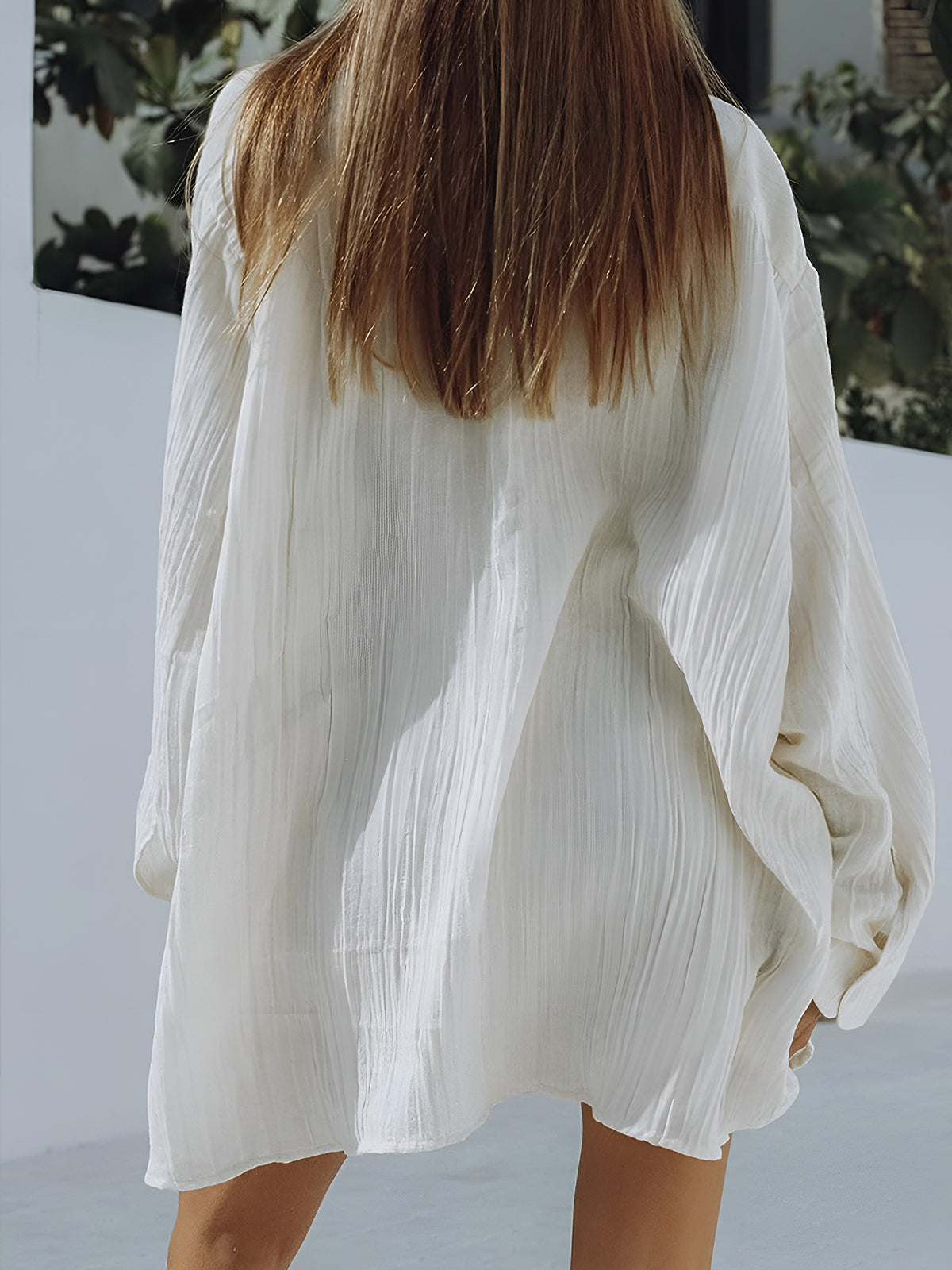 Cotton Blends Pockets Drawstring Shorts Set-CALLISTARI