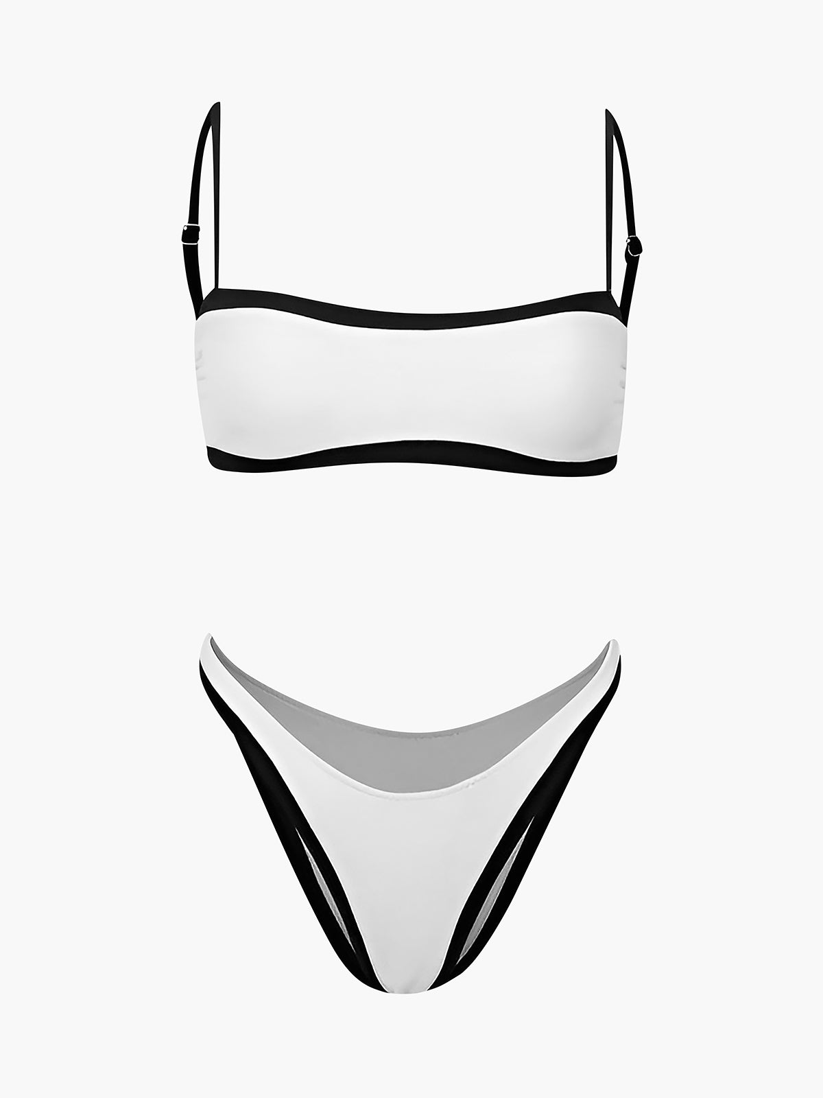 Contrast Binding Bikini Set-CALLISTARI