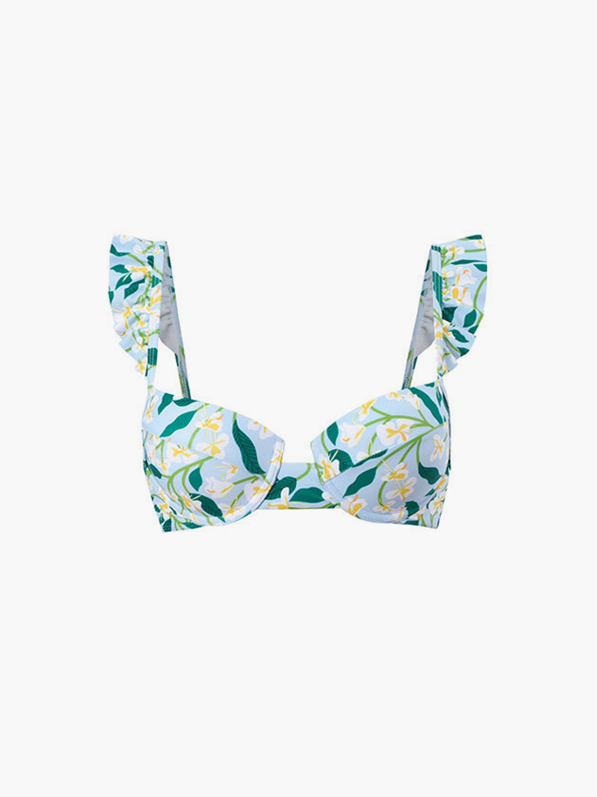 Print Ruffle Bikini Set-CALLISTARI