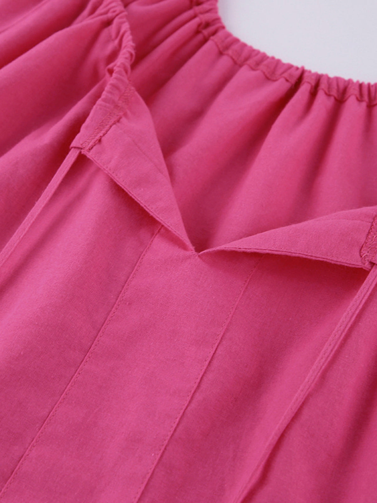 Barbiecore Cotton Linen Two Piece Skirt Set-CALLISTARI