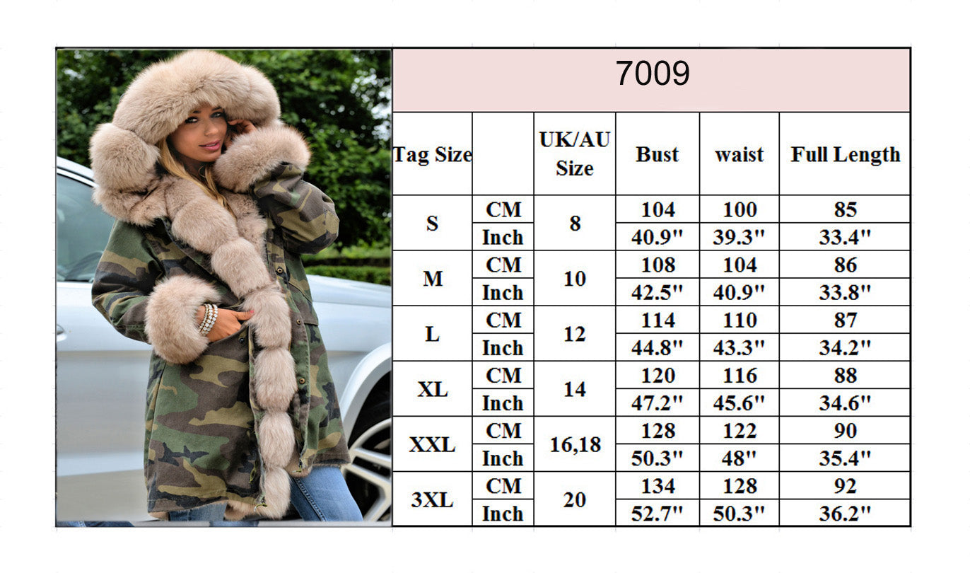 Callistari Womens Winter Jacket Long Faux Fur Coat Hooded Parka Hoodies Hoody Overcoat Top Size S-3XL-CALLISTARI