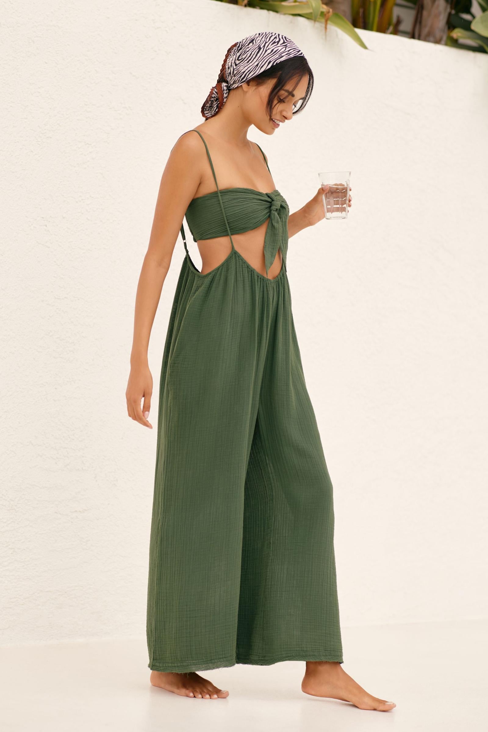 Callistari Eco-dyed overalls suit-CALLISTARI