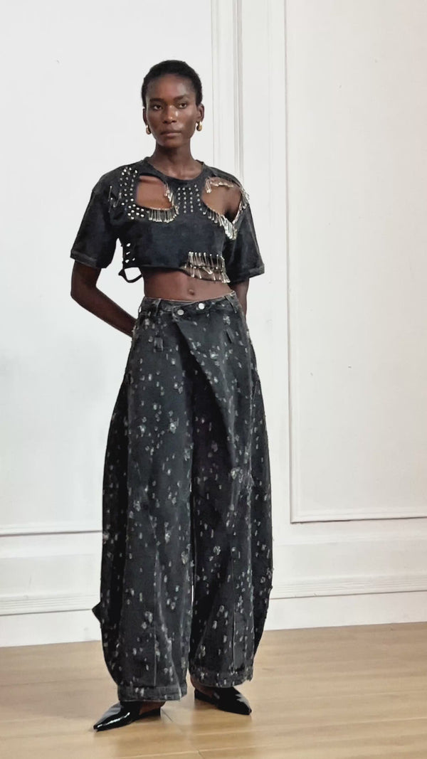 Torn Asymmetric Jeans