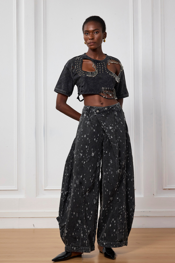 Torn Asymmetric Jeans