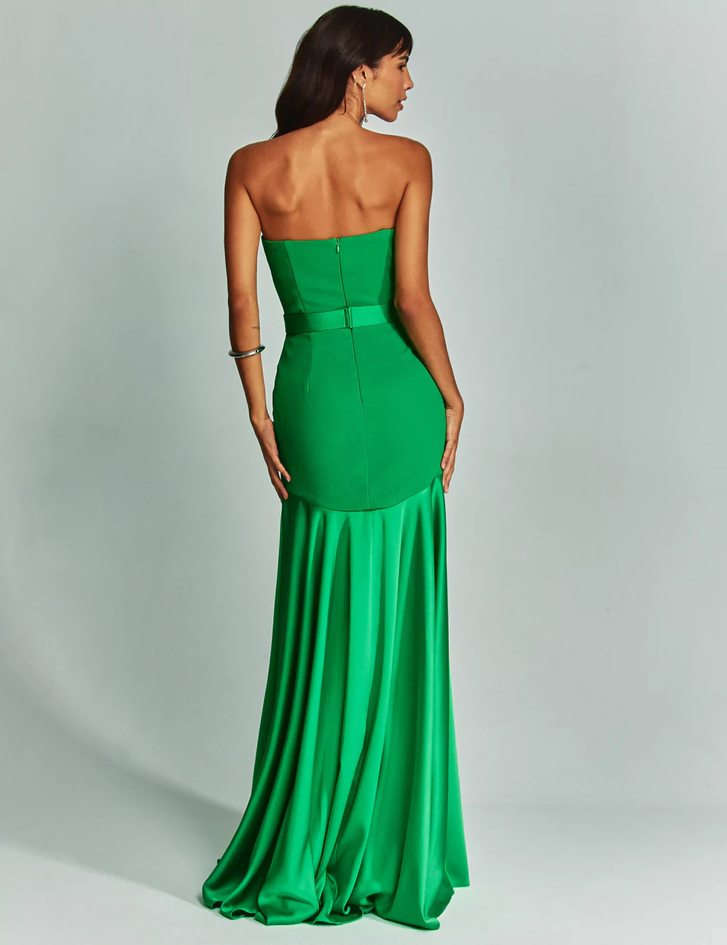 Strapless party long dress