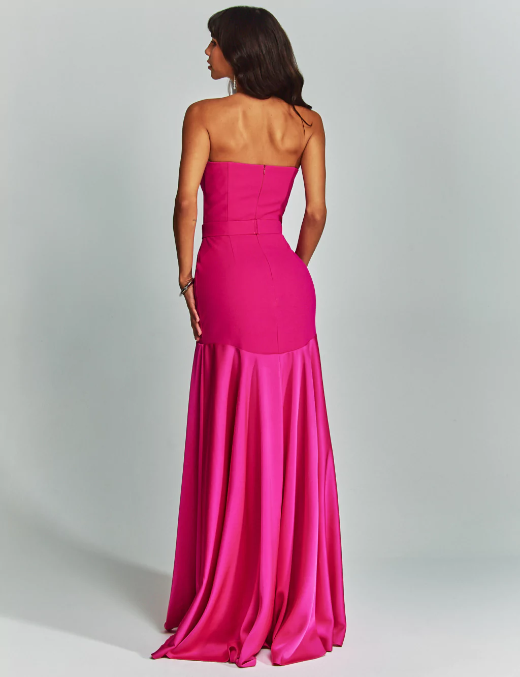 Strapless party long dress