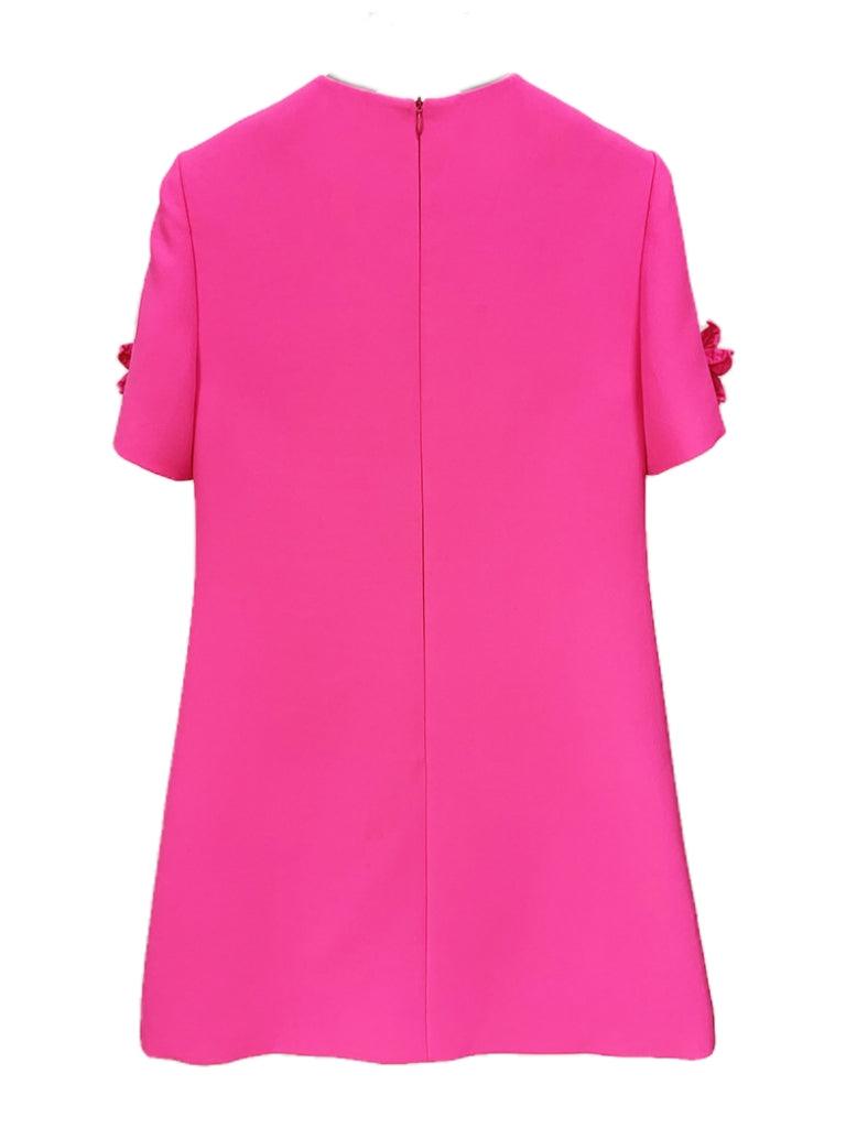 Dashiell Short Sleeve Floral Embellished Mini Dress - Mew Mews