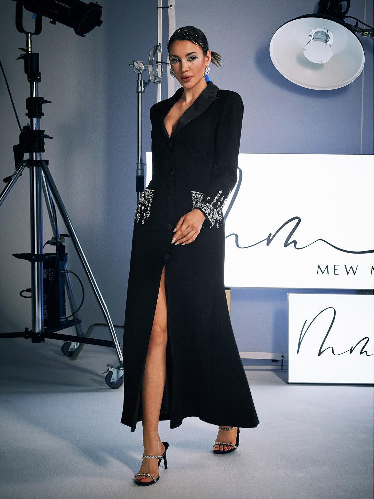 Hassan Rhinestone Blazer Dress - Mew Mews