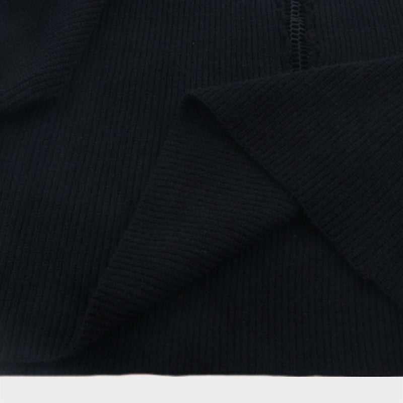 Hollow Out Mesh Knitted Loose Pullover Patchwork Sweater-CALLISTARI