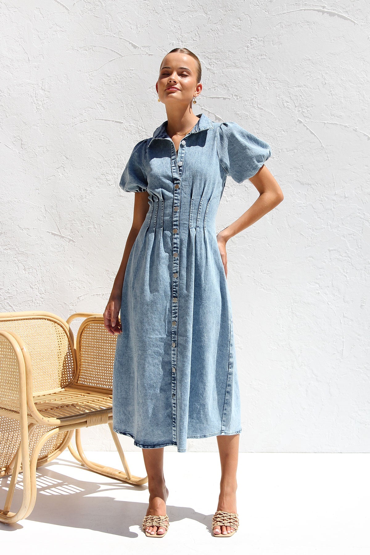 Cate Dress DENIM-CALLISTARI