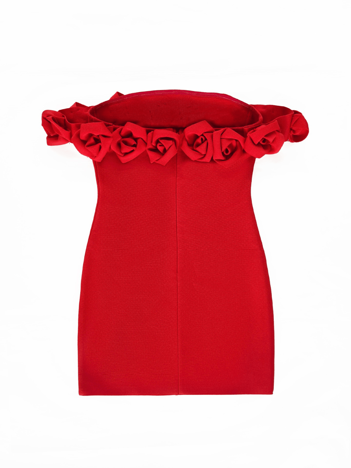 Jester Off Shoulder Flower Bandage Dress - Mew Mews