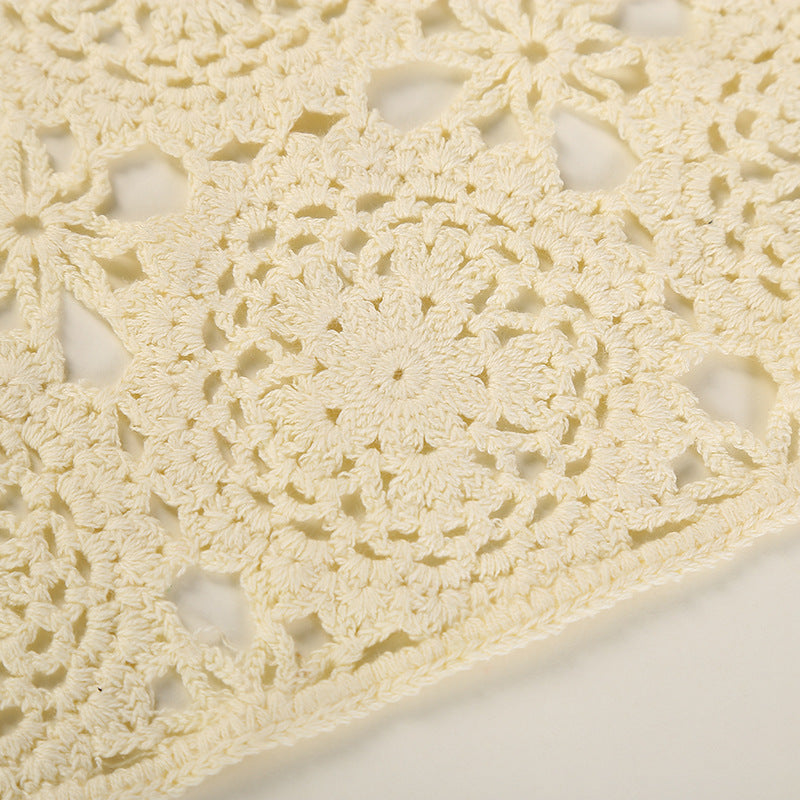 Hand Crochet Lace Bandana-CALLISTARI