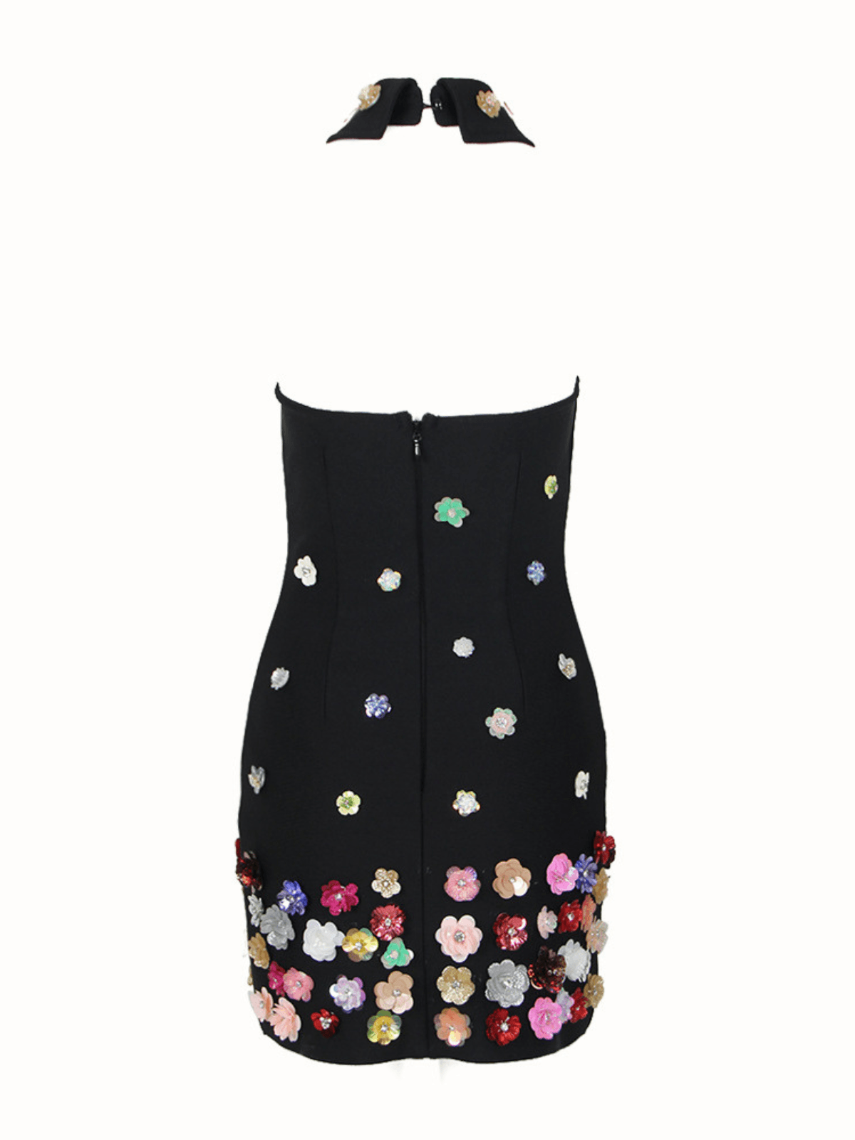 Makari Flower Collar Bandage Dress - Mew Mews