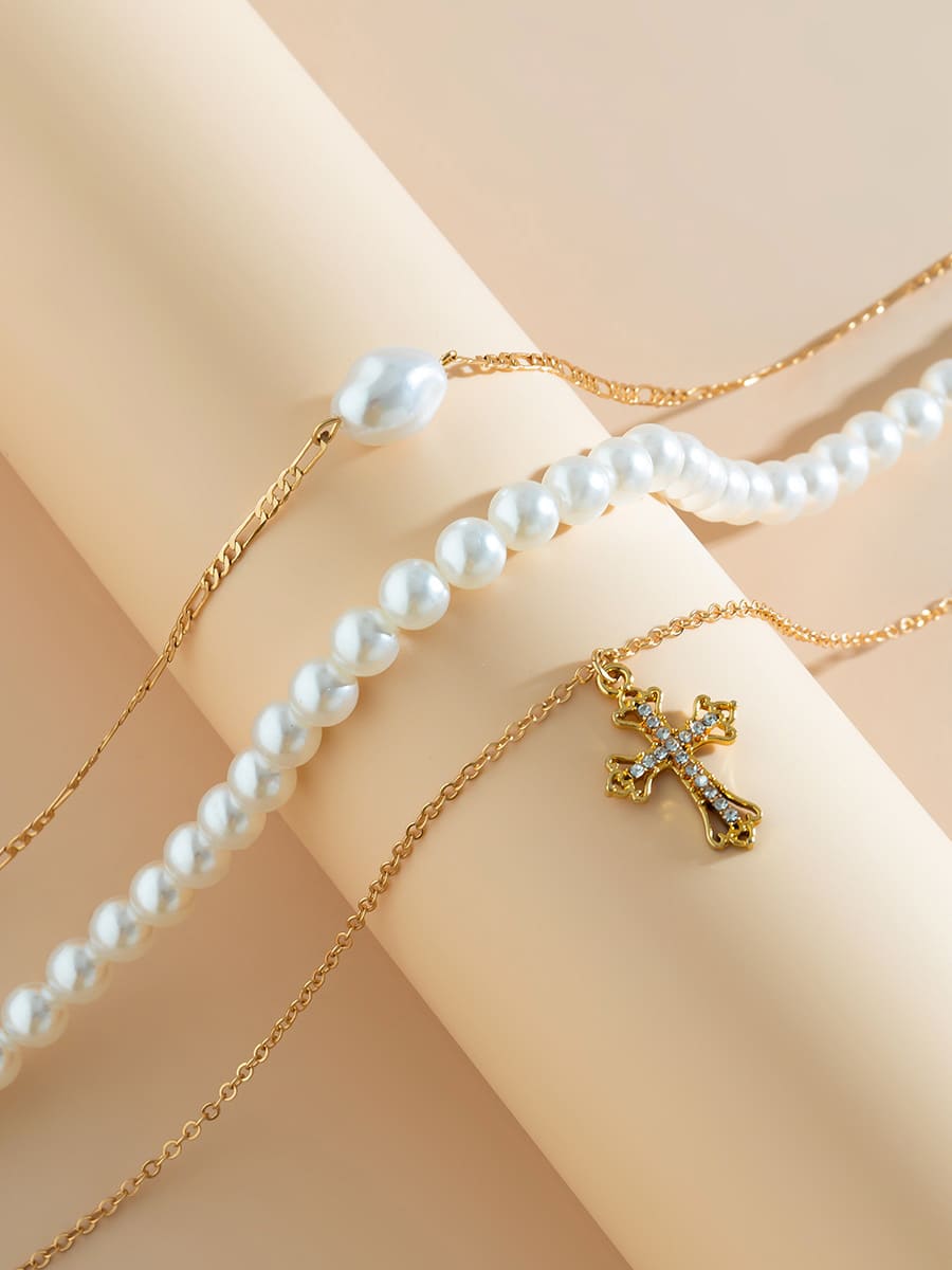 Pearl Multi-Layer Necklace-CALLISTARI